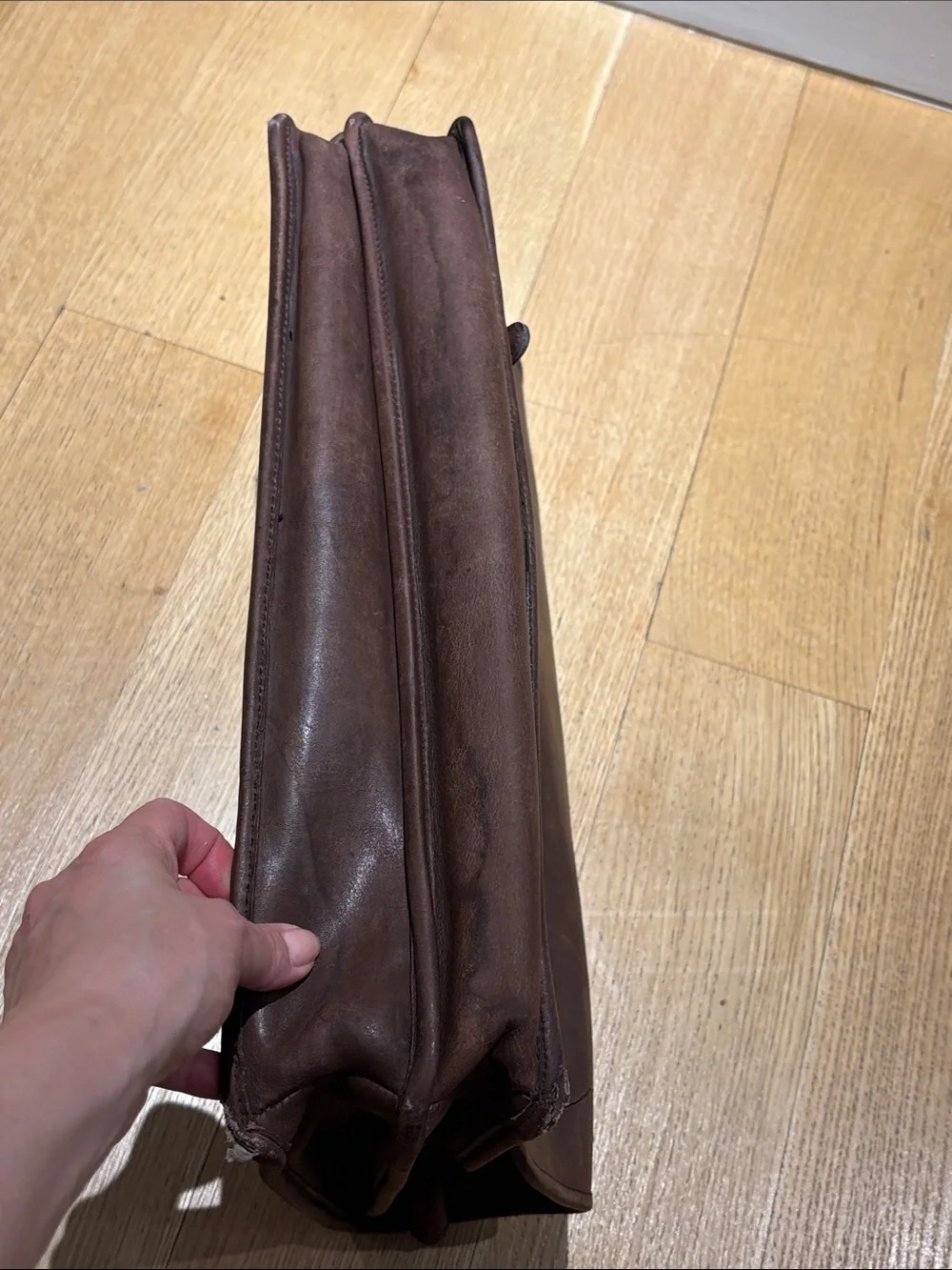 Vintage COACH Wall Street Brown Leather   Bag